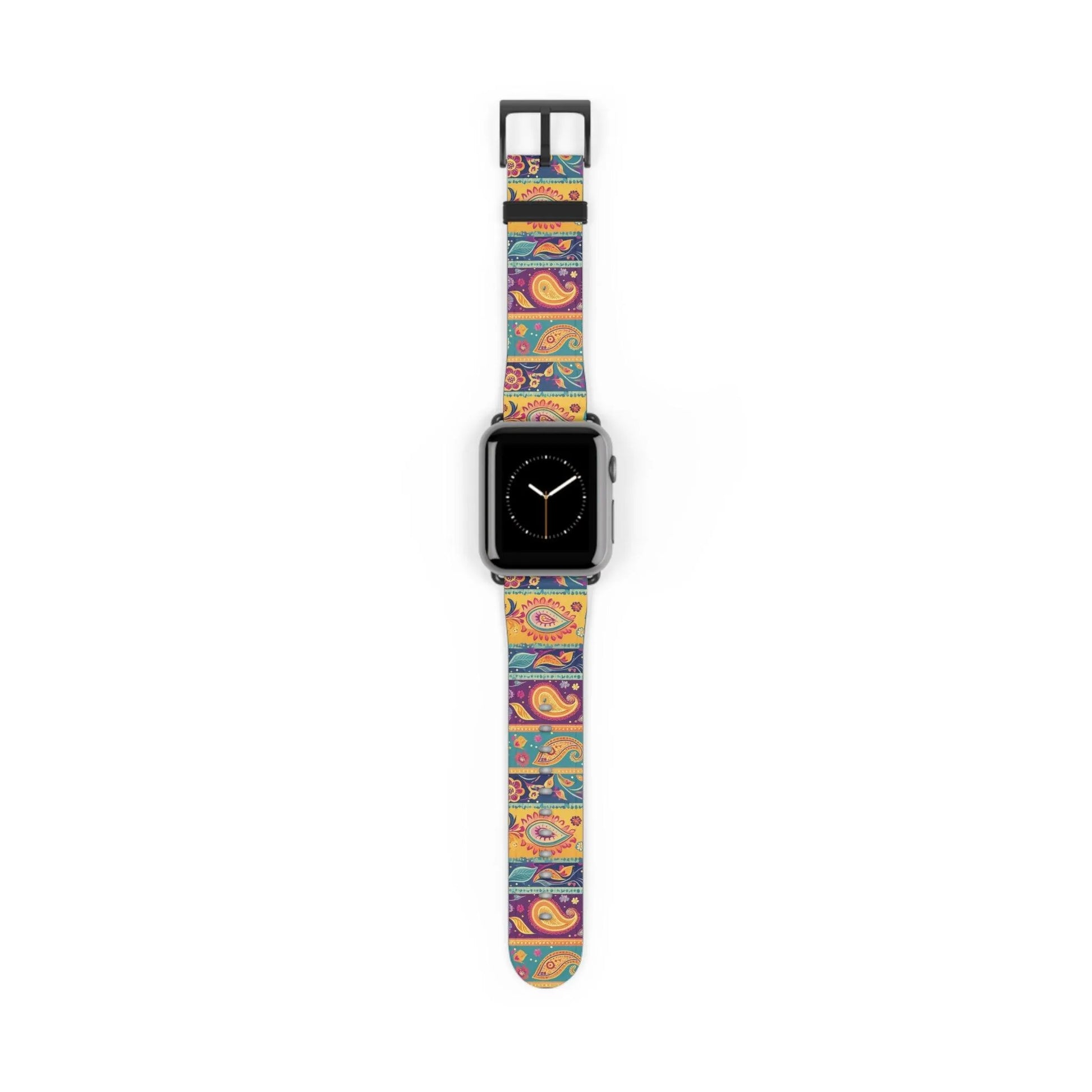 Indian Whimsical Paisley Watch Band - The Global Wanderer