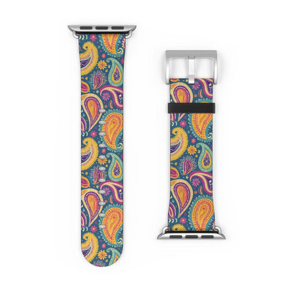 Indian Whimsical Paisley Watch Band - The Global Wanderer