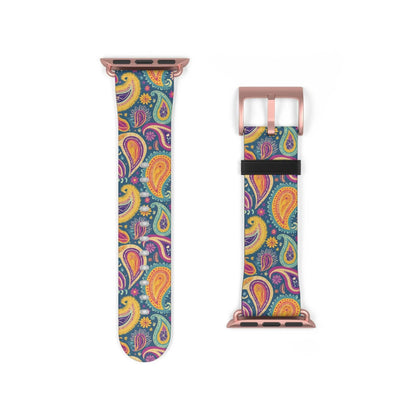 Indian Whimsical Paisley Watch Band - The Global Wanderer