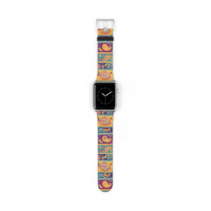 Indian Whimsical Paisley Watch Band - The Global Wanderer