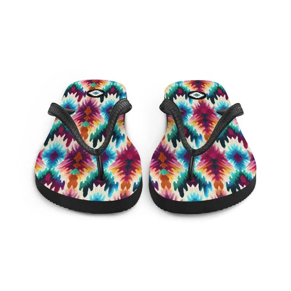 Indonesian Ikat Flip Flops - The Global Wanderer