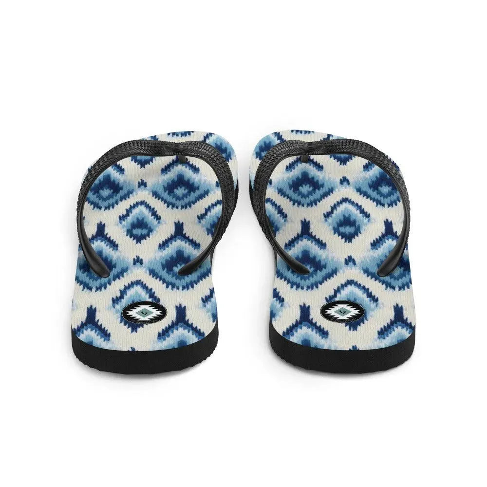 Indonesian Ikat Flip Flops - The Global Wanderer