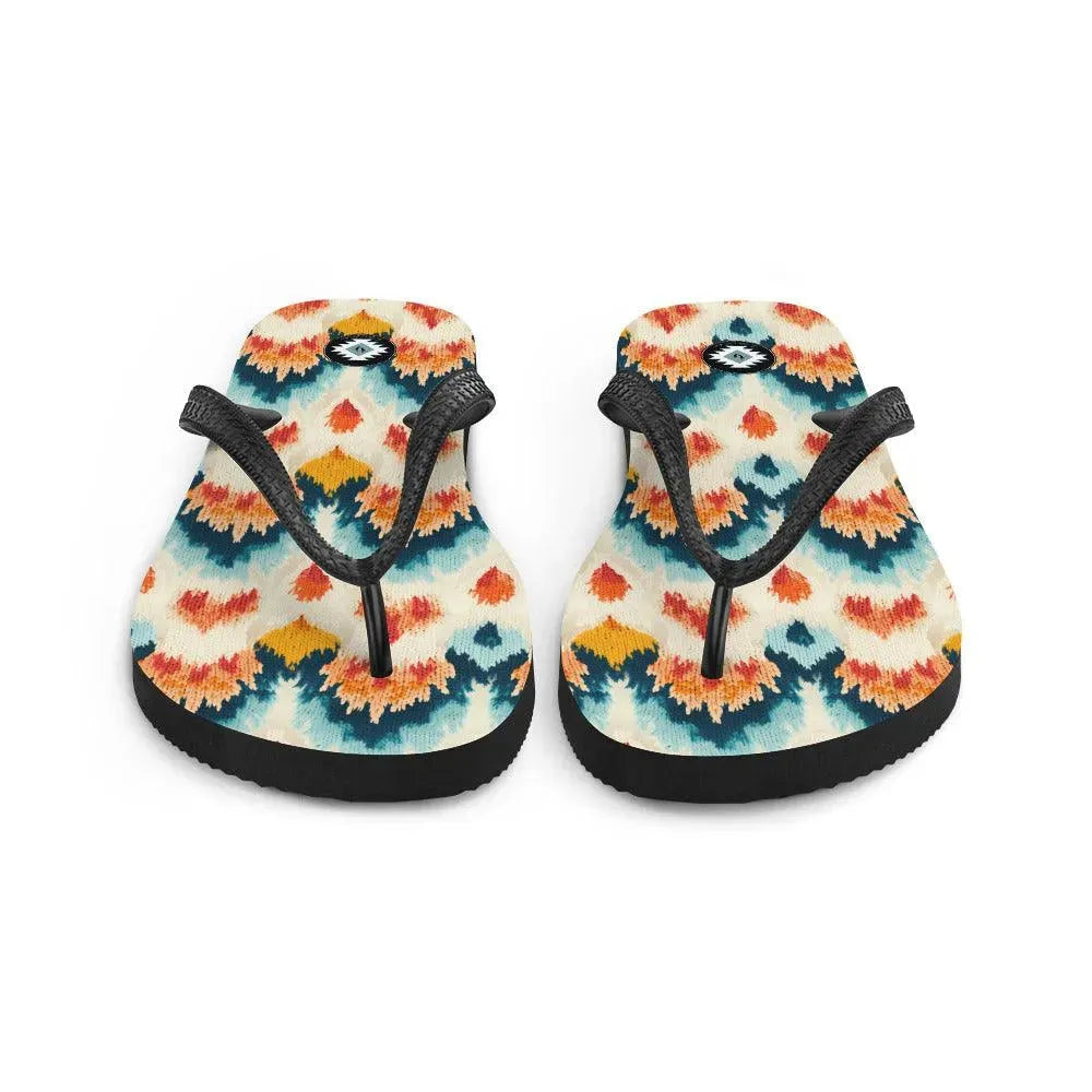 Indonesian Ikat Flip Flops - The Global Wanderer