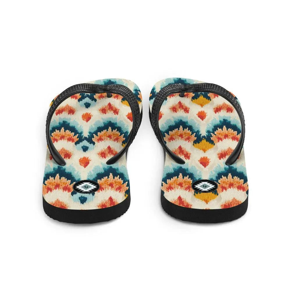 Indonesian Ikat Flip Flops - The Global Wanderer