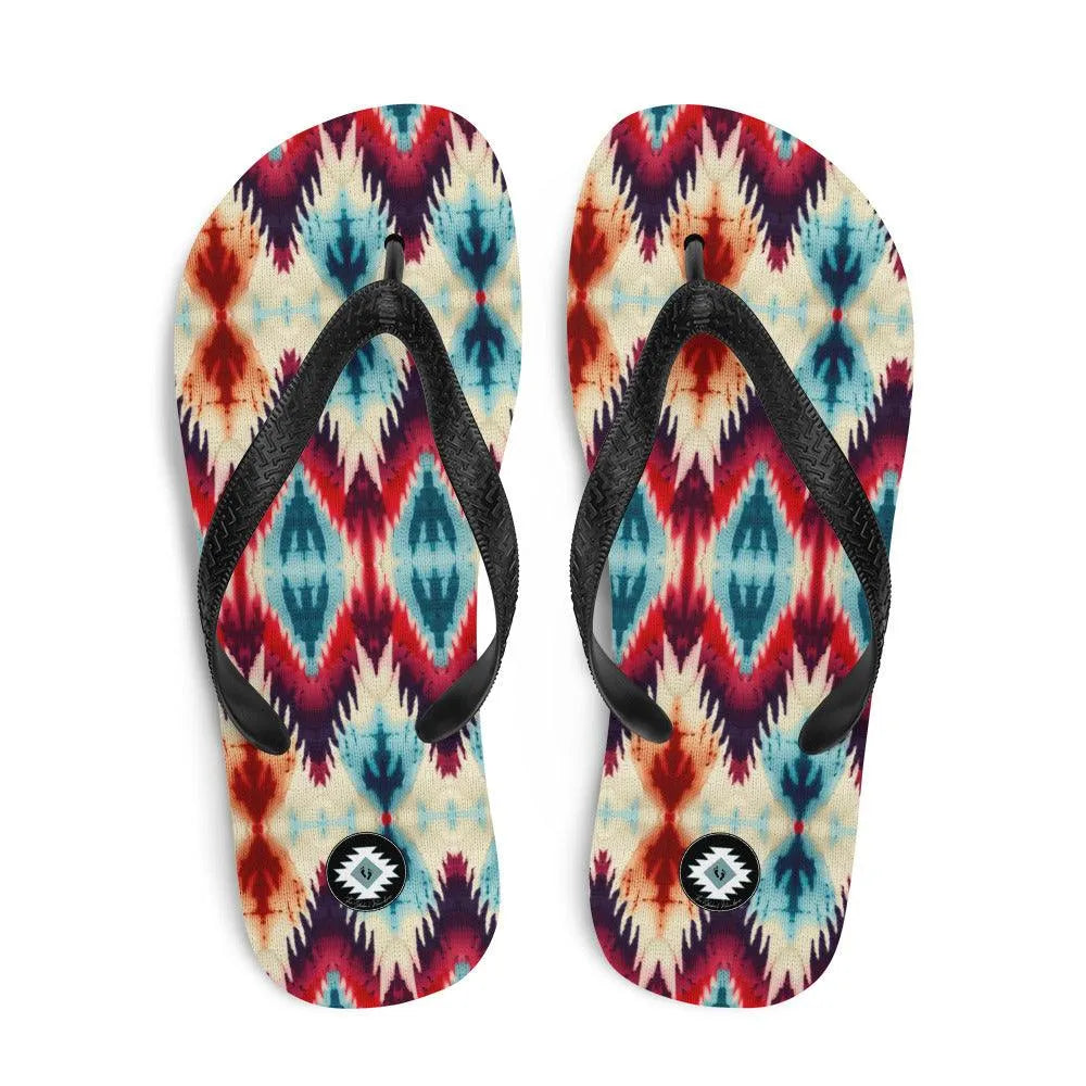 Indonesian Ikat Flip Flops - The Global Wanderer