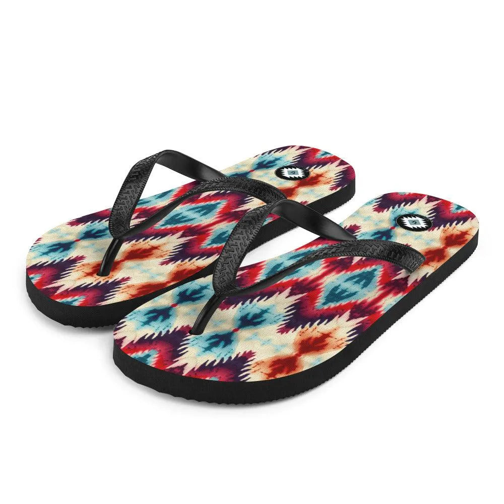 Indonesian Ikat Flip Flops - The Global Wanderer