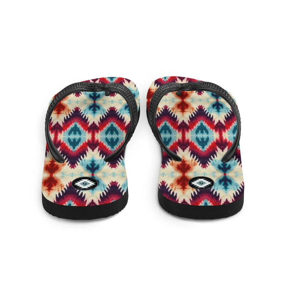 Indonesian Ikat Flip Flops - The Global Wanderer