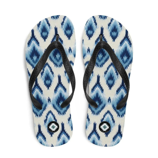 Indonesian Ikat Flip Flops - The Global Wanderer