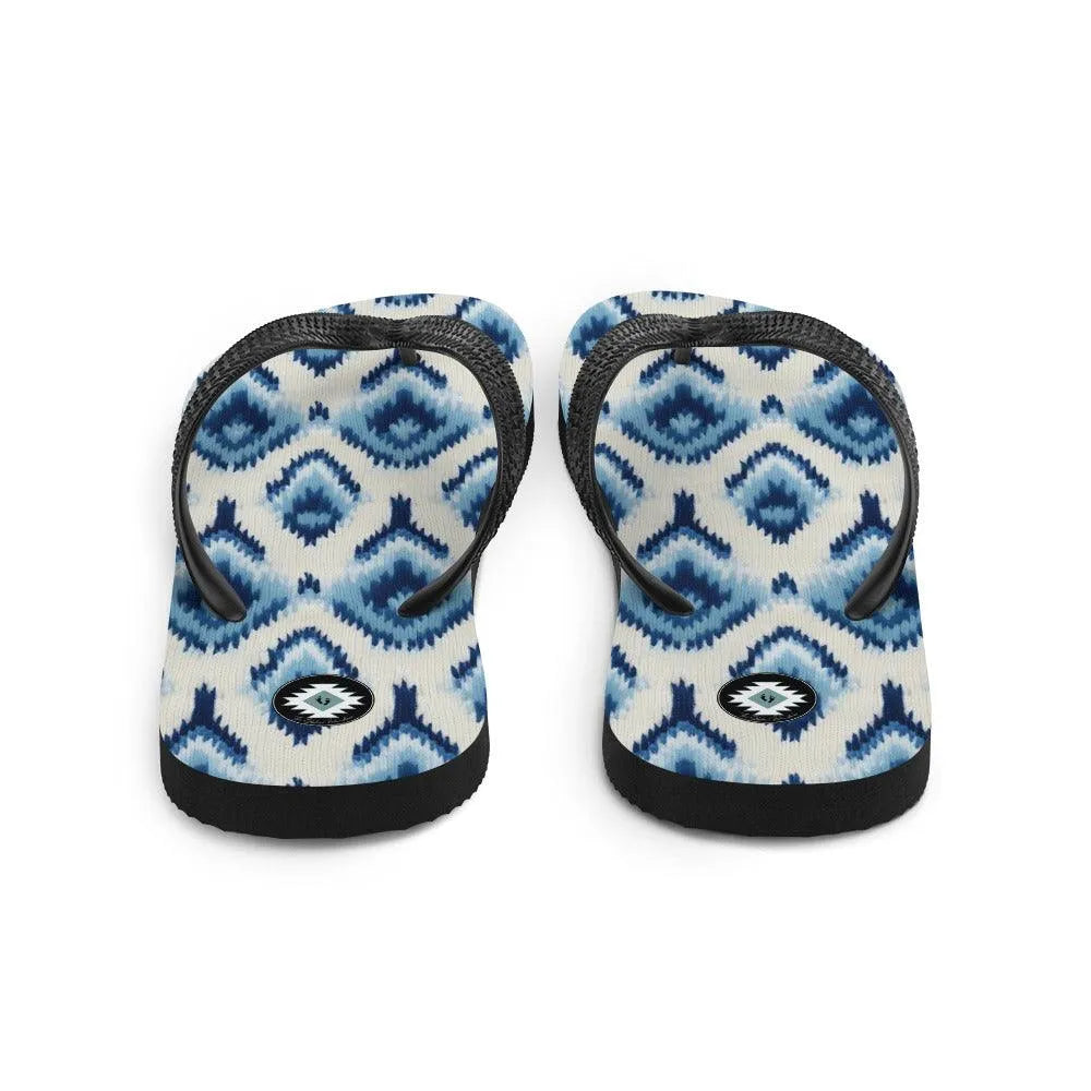 Indonesian Ikat Flip Flops - The Global Wanderer