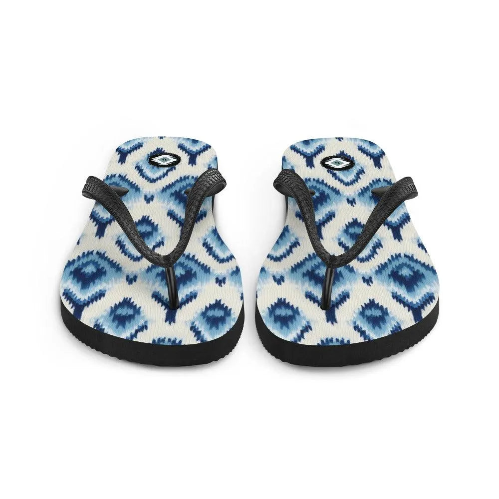 Indonesian Ikat Flip Flops - The Global Wanderer