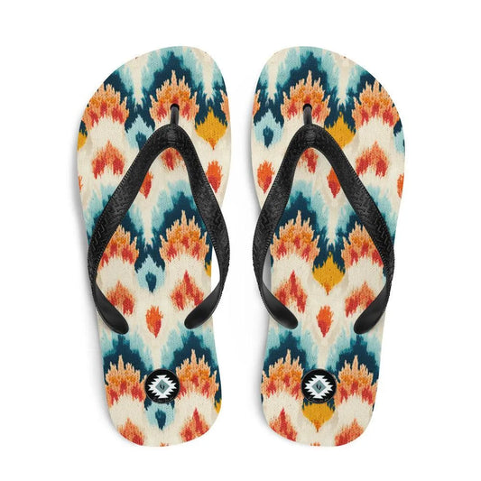 Indonesian Ikat Flip Flops - The Global Wanderer