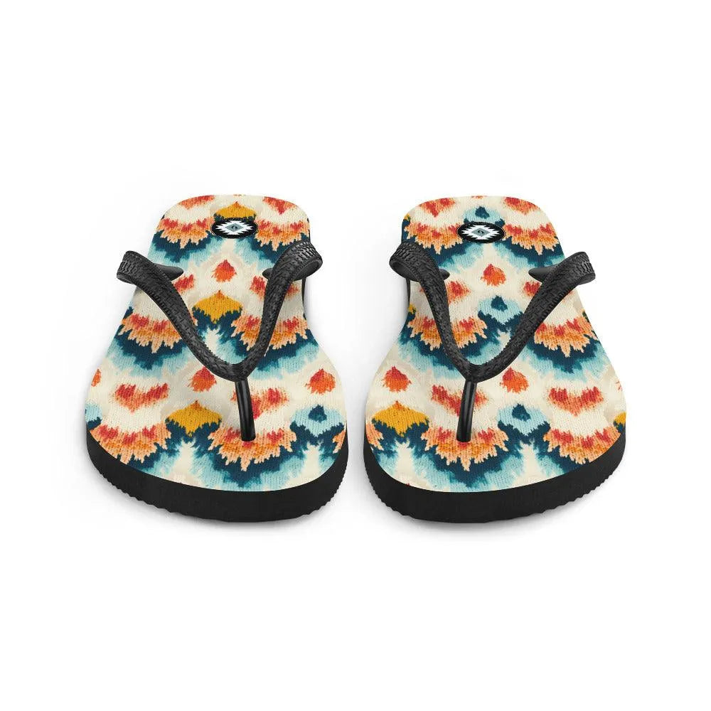 Indonesian Ikat Flip Flops - The Global Wanderer