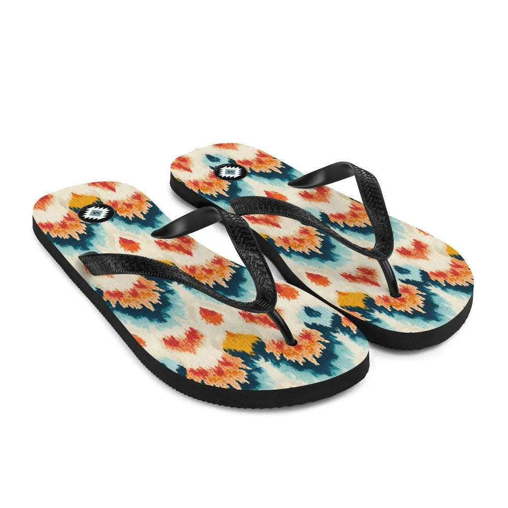 Indonesian Ikat Flip Flops - The Global Wanderer