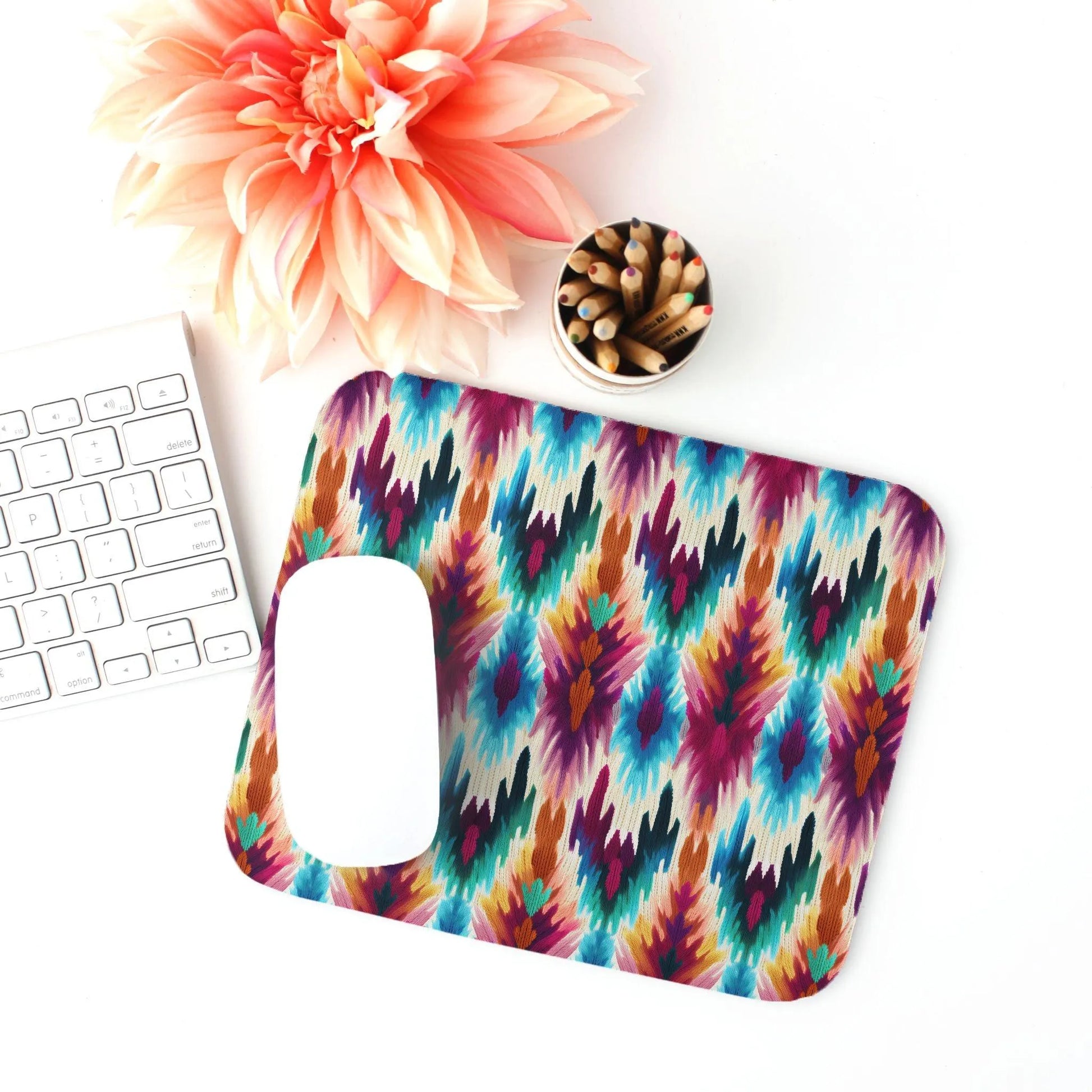 Indonesian Ikat Mouse Pad - The Global Wanderer