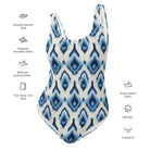 Indonesian Ikat One-Piece Swimsuit - The Global Wanderer