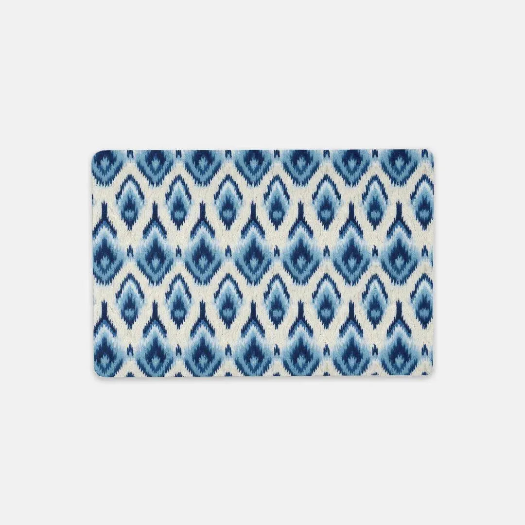 Indonesian Ikat Print Desk Mat - The Global Wanderer