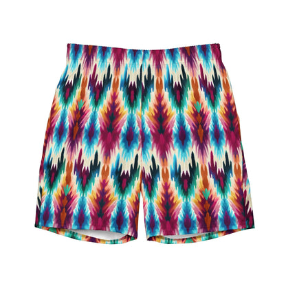 Indonesian Ikat Recycled Men's Swim Trunks - The Global Wanderer