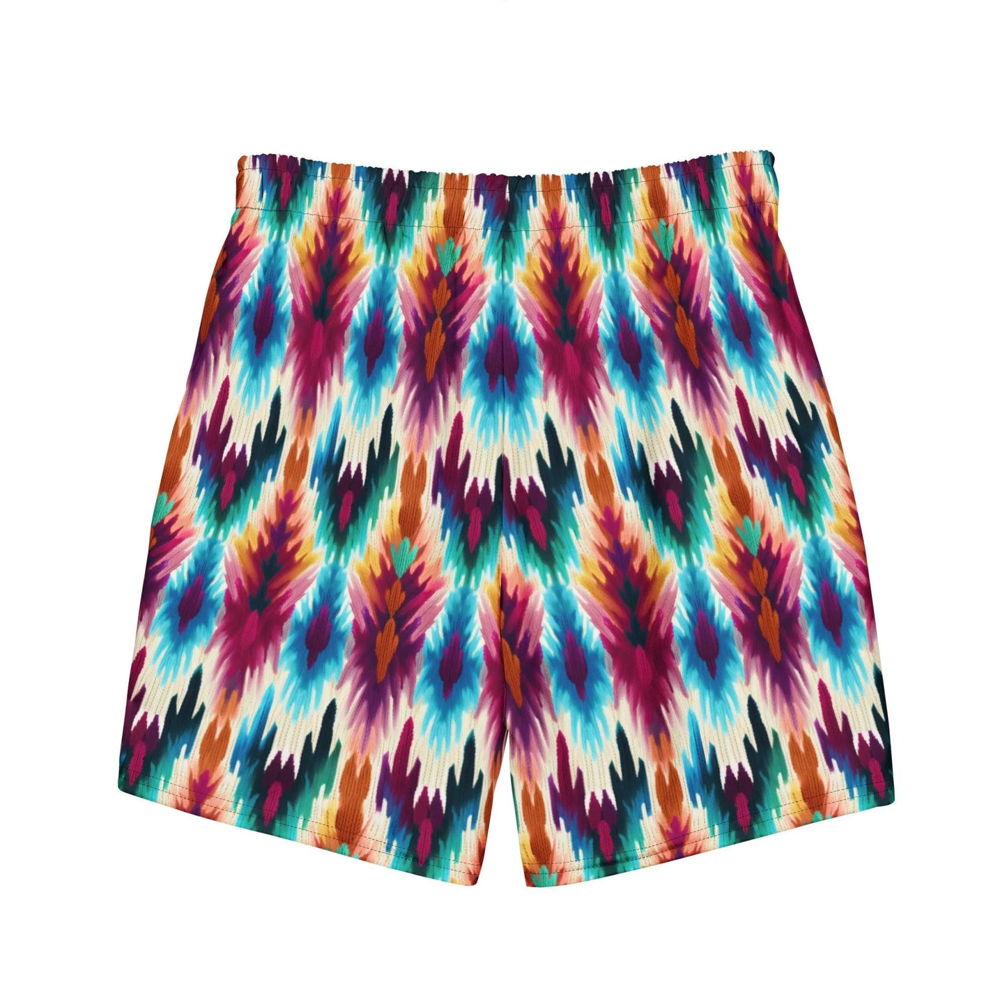 Indonesian Ikat Recycled Men's Swim Trunks - The Global Wanderer