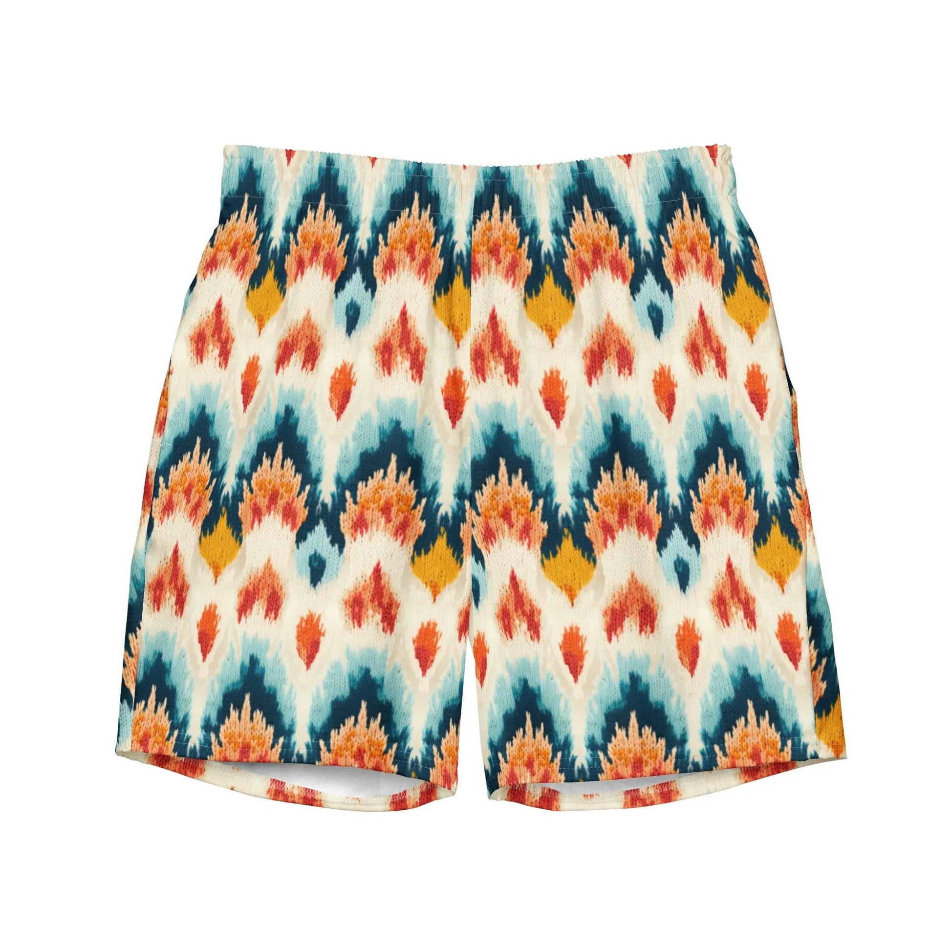 Indonesian Ikat Recycled Men's Swim Trunks - The Global Wanderer