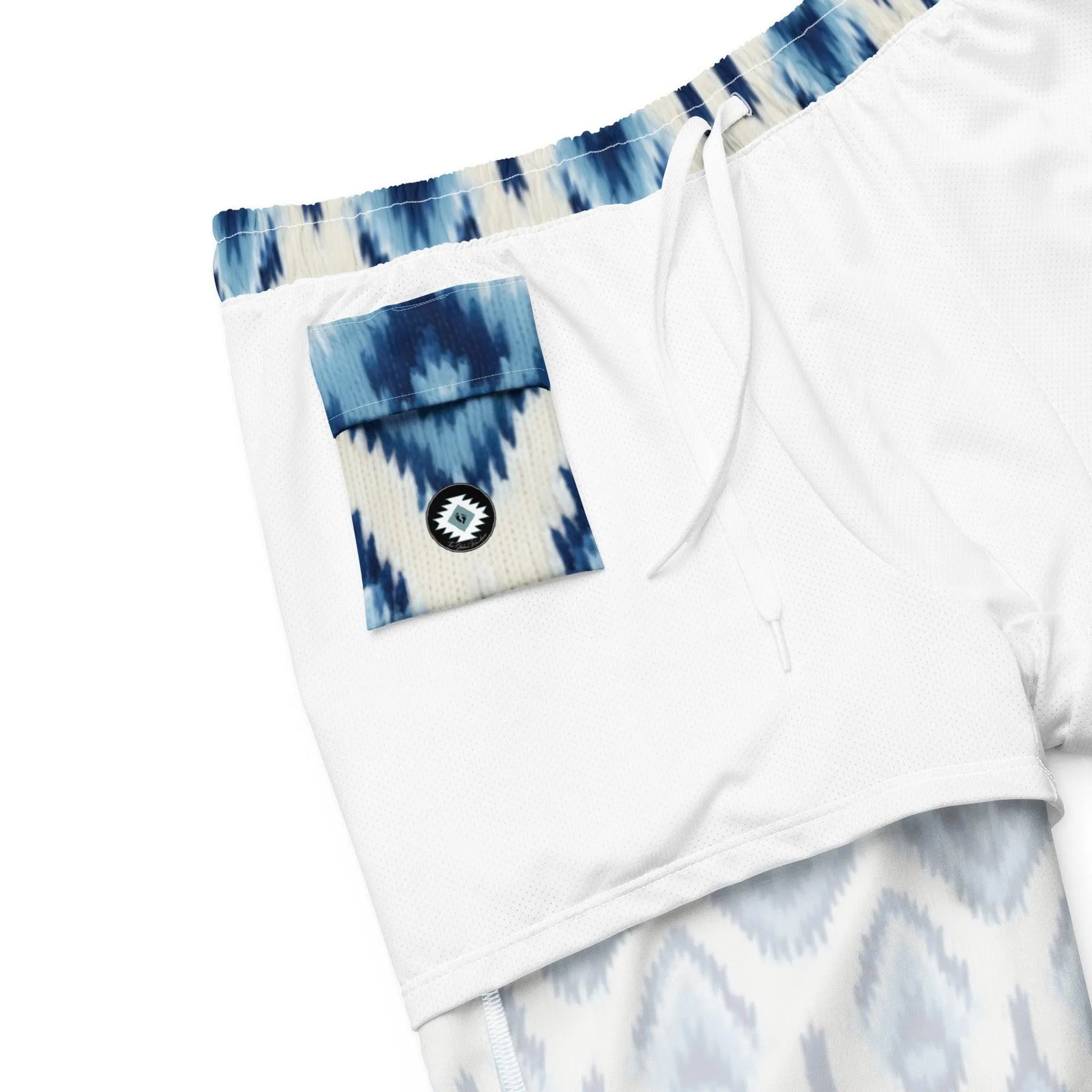 Indonesian Ikat Recycled Men's Swim Trunks - The Global Wanderer