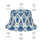 Indonesian Ikat Reversible Bucket Hat - The Global Wanderer
