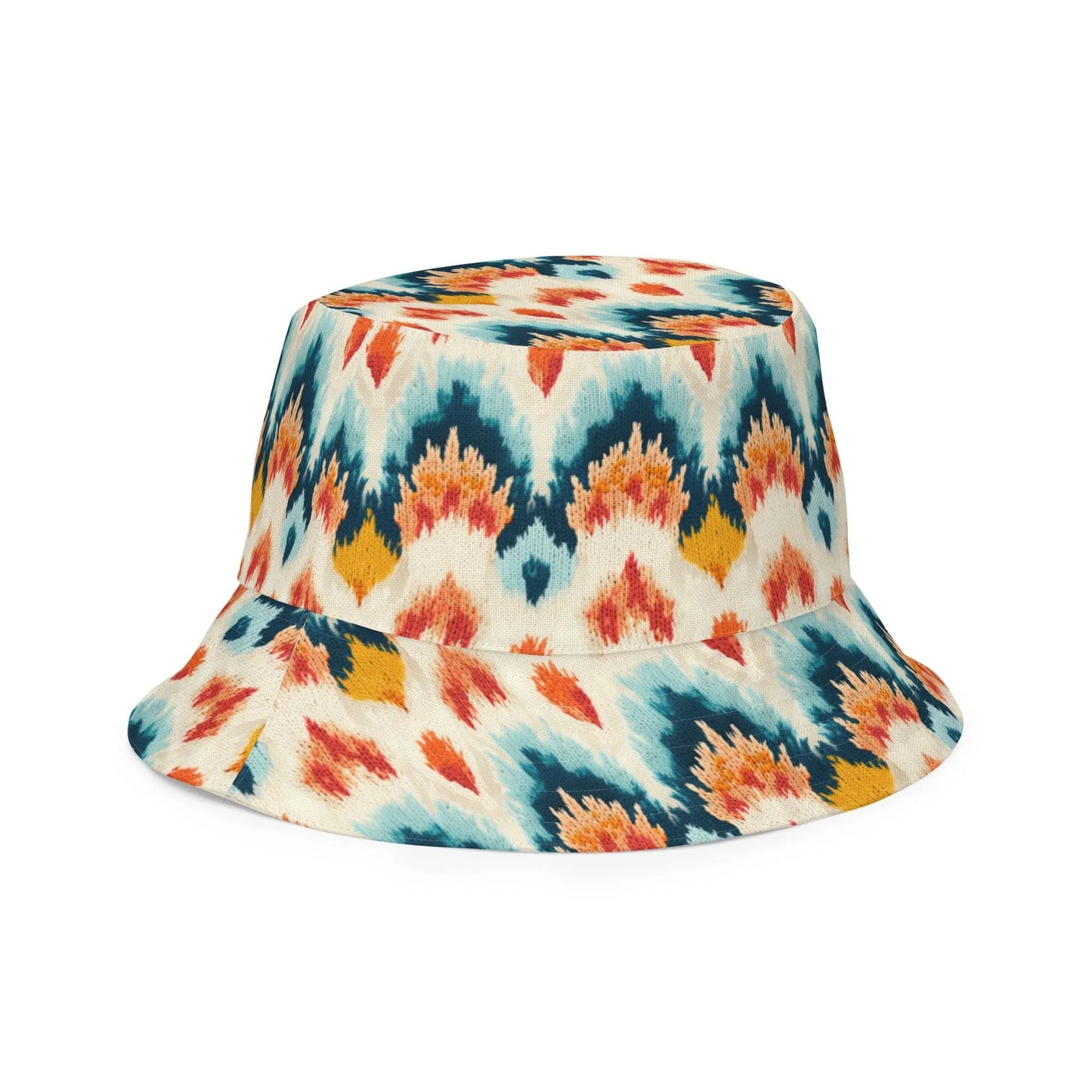 Indonesian Ikat Reversible Bucket Hat - The Global Wanderer