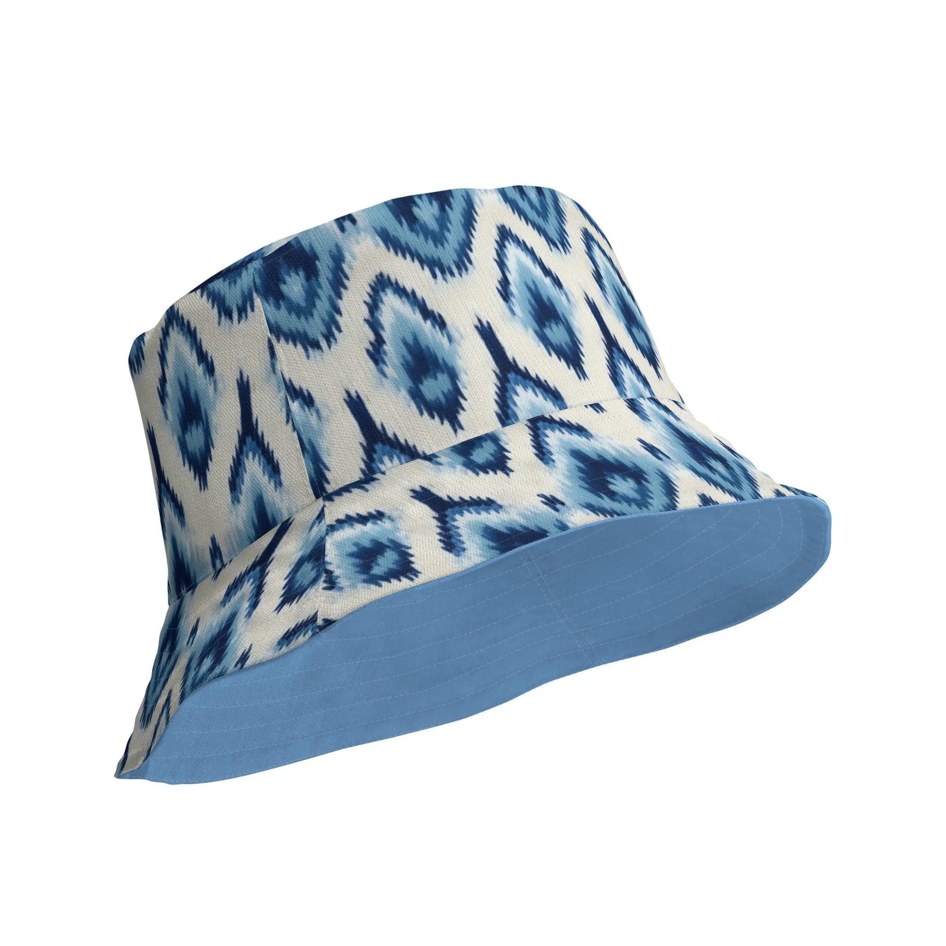 Indonesian Ikat Reversible Bucket Hat - The Global Wanderer