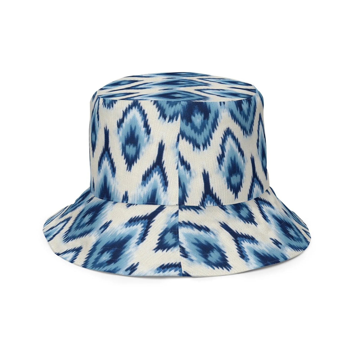 Indonesian Ikat Reversible Bucket Hat - The Global Wanderer