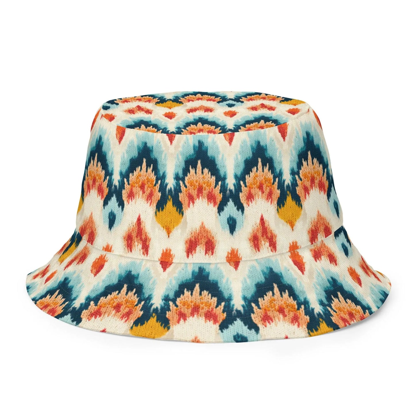 Indonesian Ikat Reversible Bucket Hat - The Global Wanderer