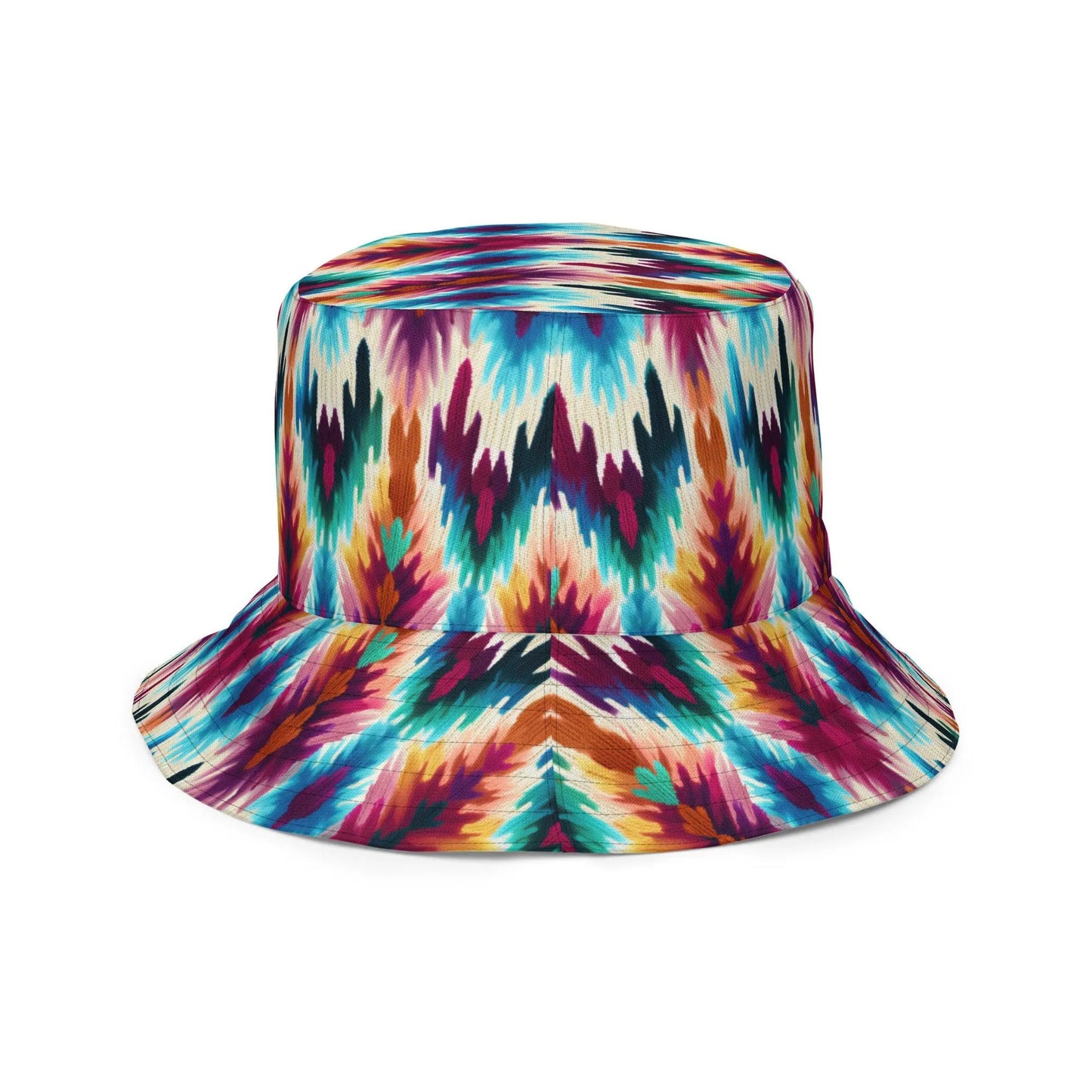 Indonesian Ikat Reversible Bucket Hat - The Global Wanderer