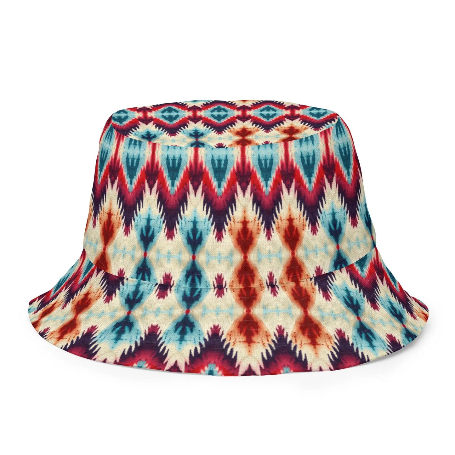 Indonesian Ikat Reversible Bucket Hat - The Global Wanderer