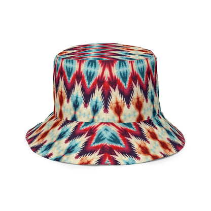 Indonesian Ikat Reversible Bucket Hat - The Global Wanderer