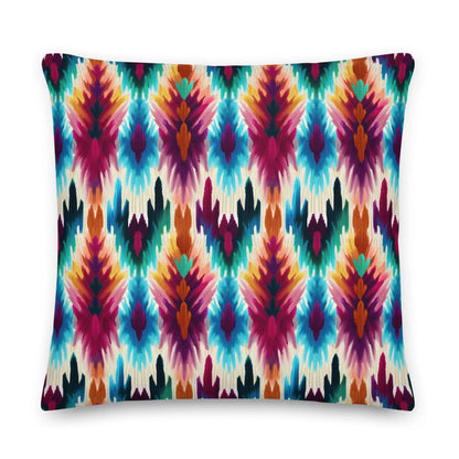 Indonesian Ikat Throw Pillow - The Global Wanderer