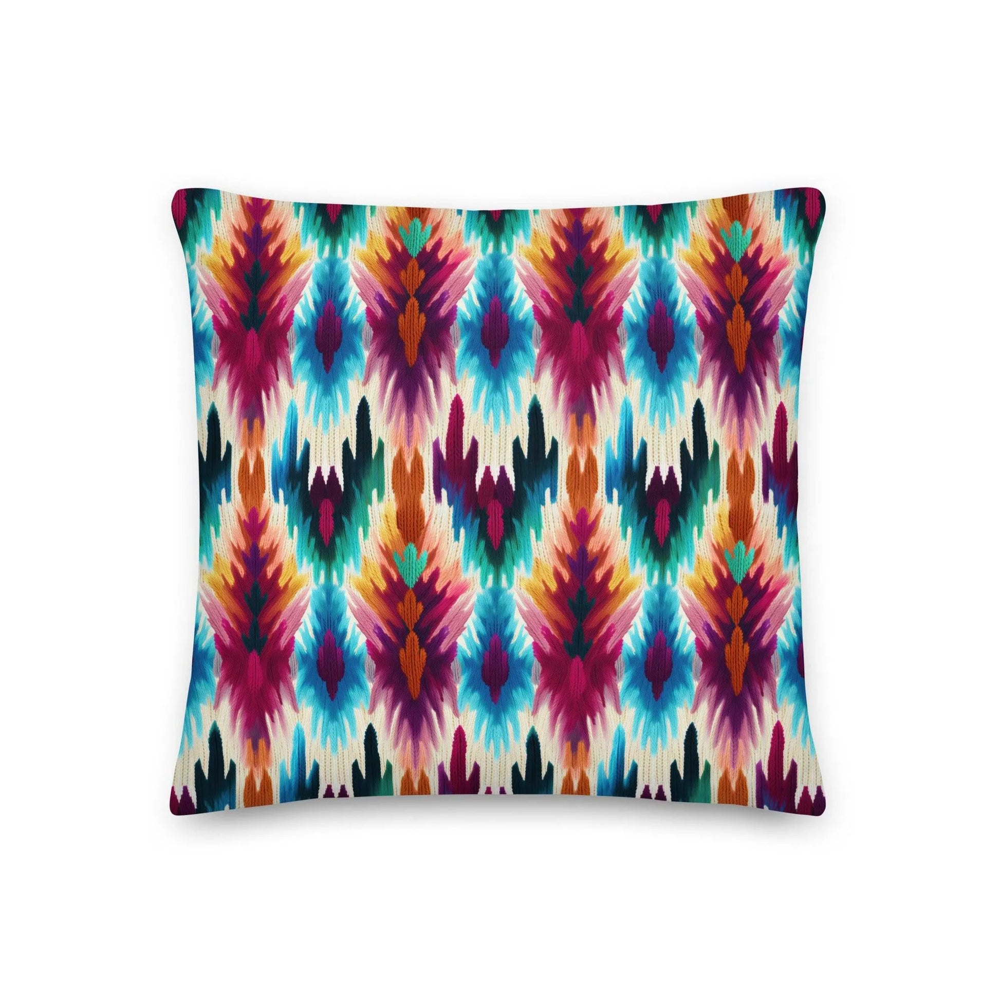 Indonesian Ikat Throw Pillow - The Global Wanderer