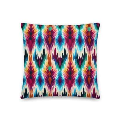 Indonesian Ikat Throw Pillow - The Global Wanderer