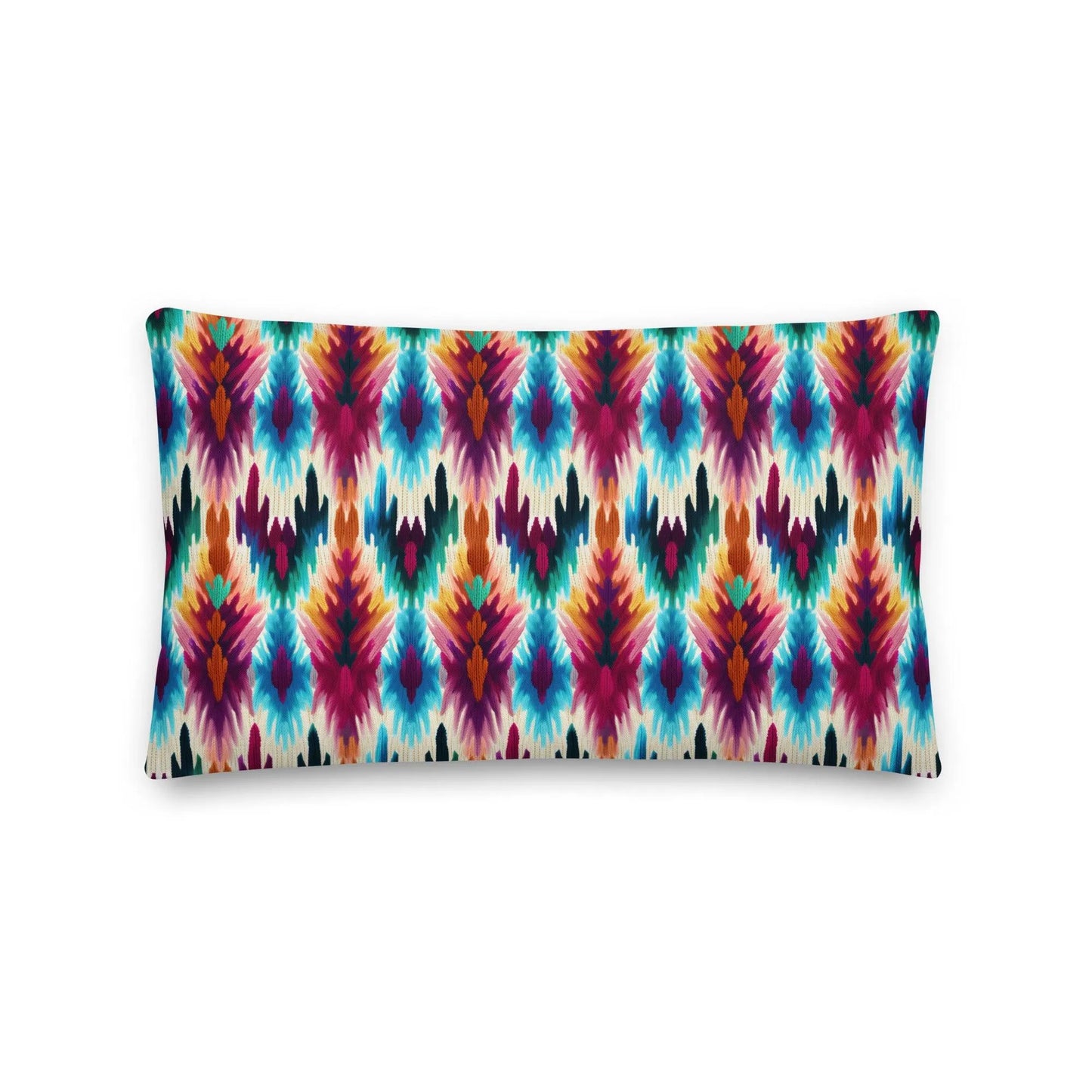 Indonesian Ikat Throw Pillow - The Global Wanderer