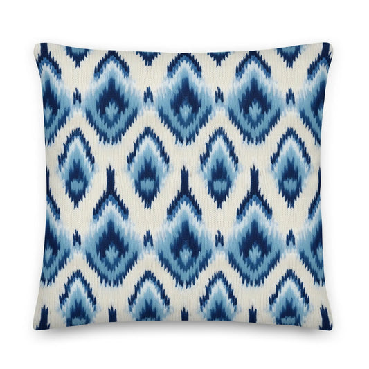 Indonesian Ikat Throw Pillow - The Global Wanderer