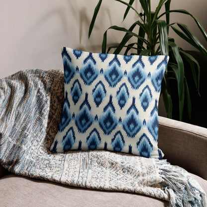 Indonesian Ikat Throw Pillow - The Global Wanderer