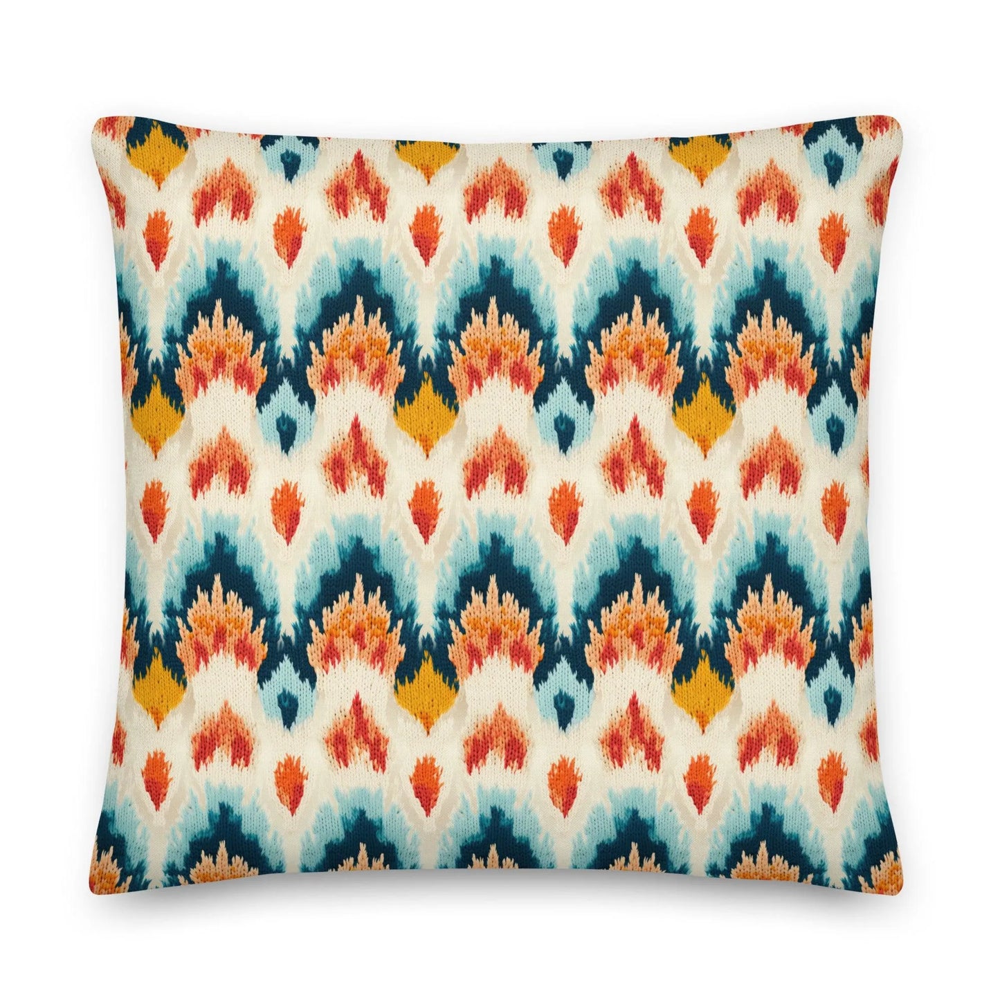 Indonesian Ikat Throw Pillow - The Global Wanderer