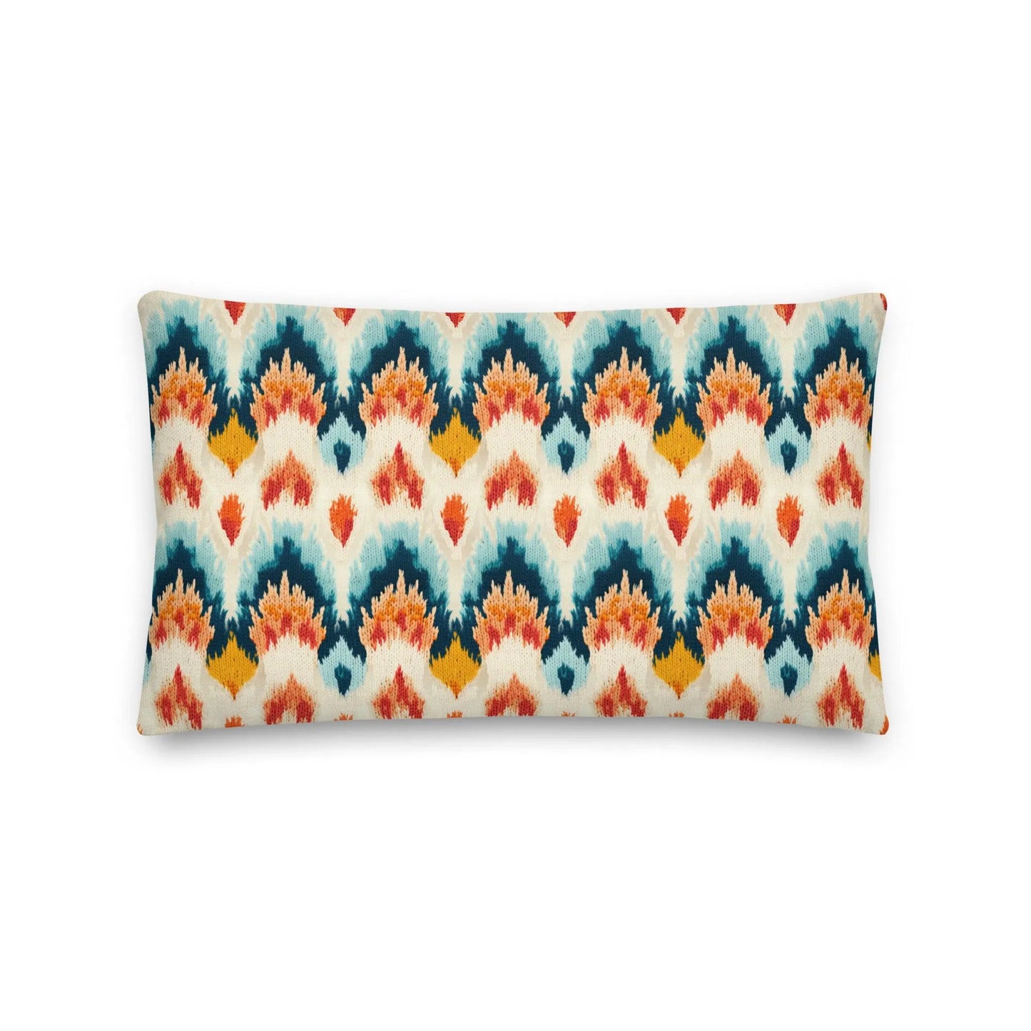 Indonesian Ikat Throw Pillow - The Global Wanderer