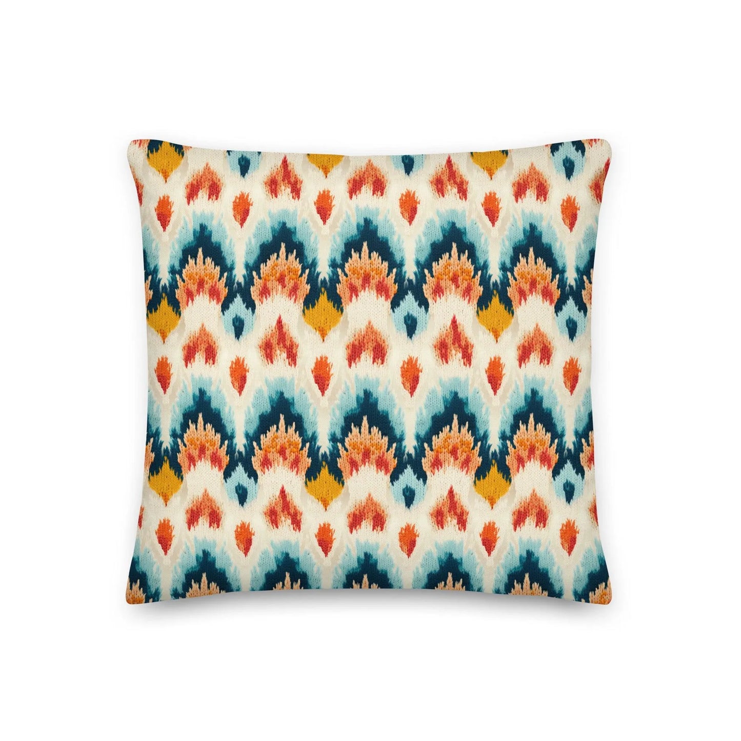 Indonesian Ikat Throw Pillow - The Global Wanderer