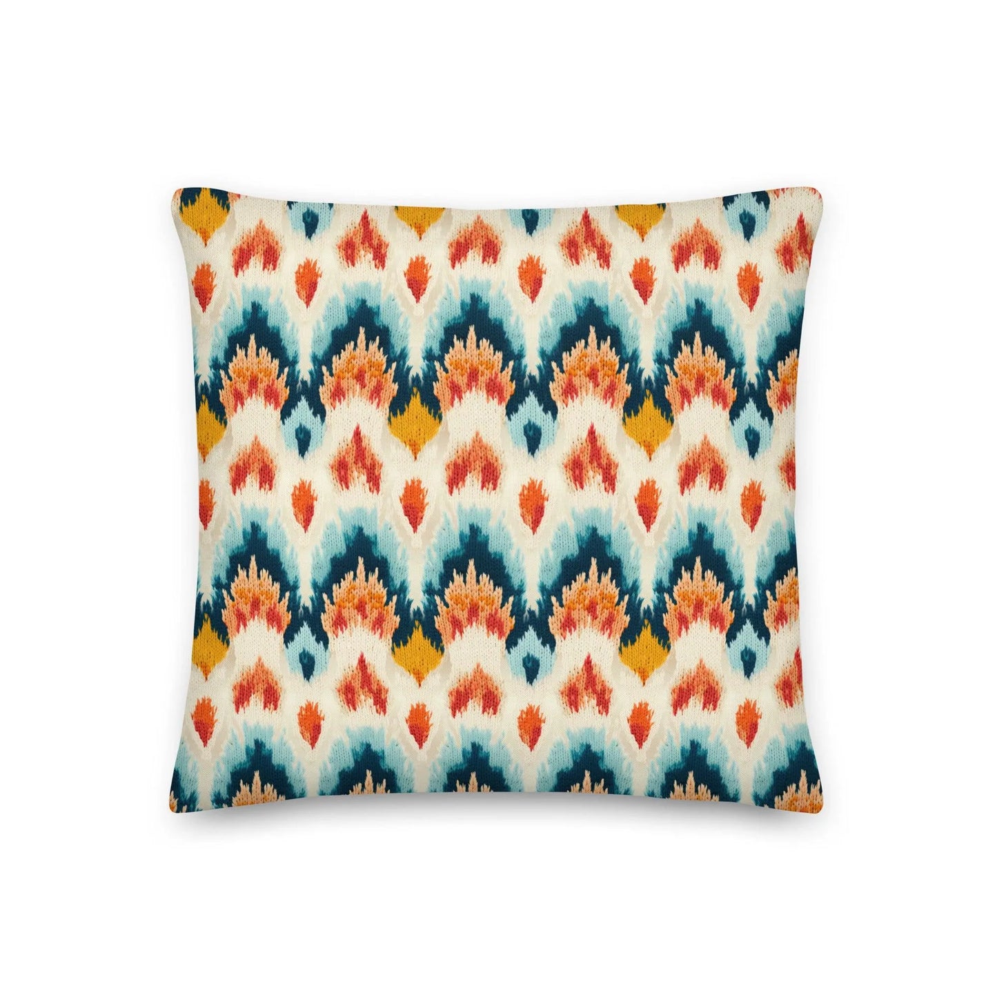 Indonesian Ikat Throw Pillow - The Global Wanderer