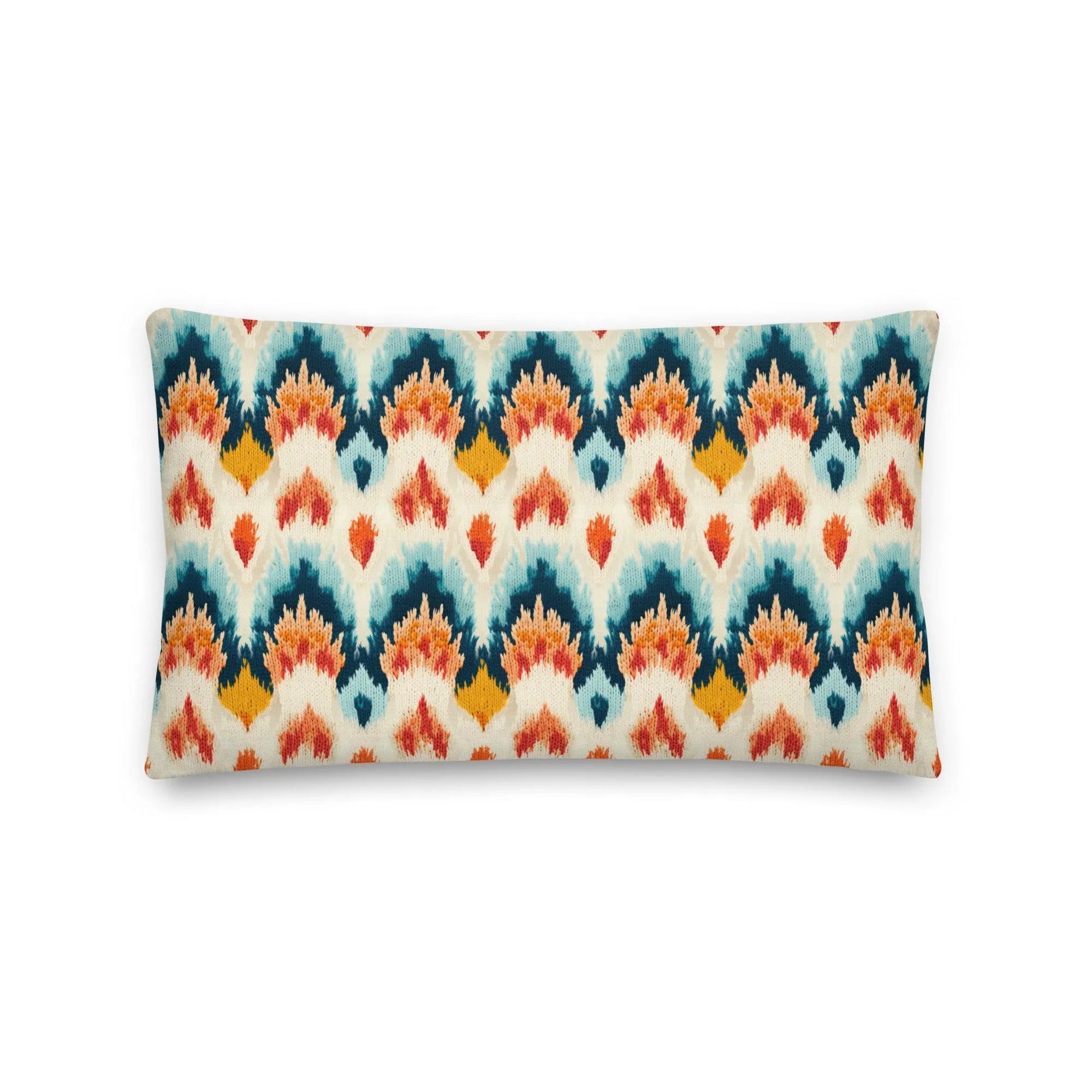 Indonesian Ikat Throw Pillow - The Global Wanderer