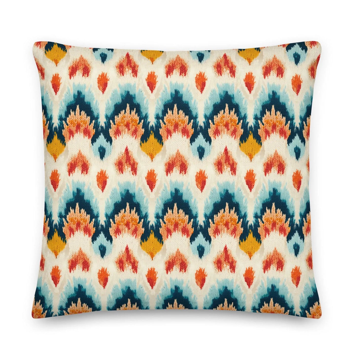 Indonesian Ikat Throw Pillow - The Global Wanderer