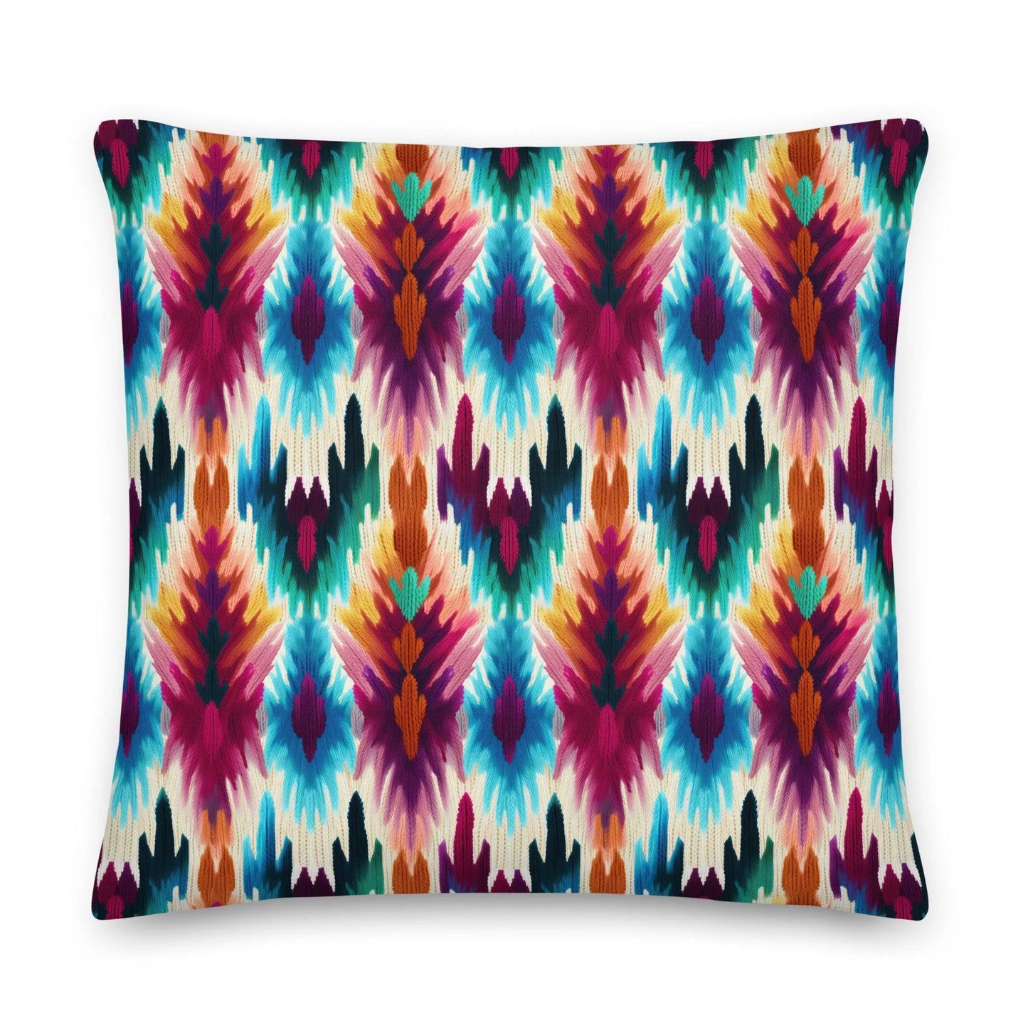 Indonesian Ikat Throw Pillow - The Global Wanderer