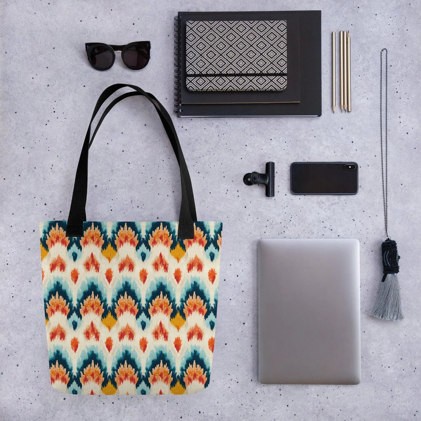 Indonesian Ikat Tote Bag - The Global Wanderer