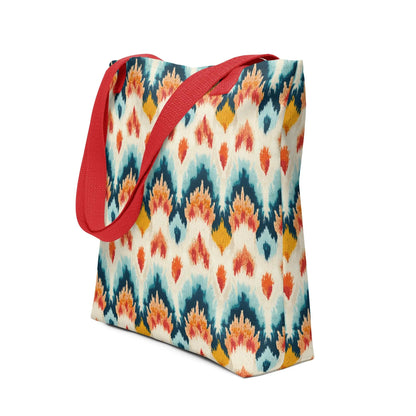 Indonesian Ikat Tote Bag - The Global Wanderer