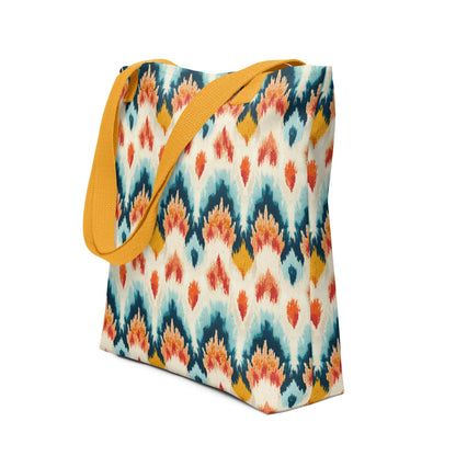 Indonesian Ikat Tote Bag - The Global Wanderer