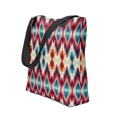 Indonesian Ikat Tote Bag - The Global Wanderer