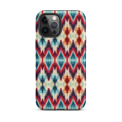 Indonesian Ikat Tough MagSafe iPhone® Case - The Global Wanderer